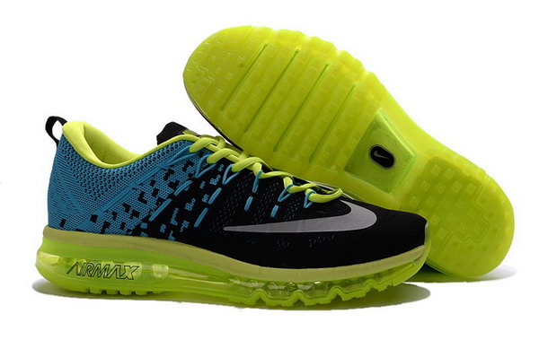 Mens Nike Air Max 2016 Fluorescent Green Blue Mens Sweden